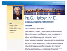 Tablet Screenshot of irahalpermd.com